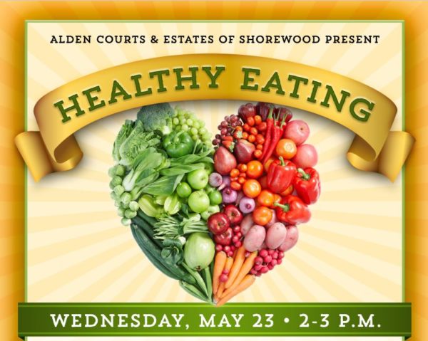 top of Healthy Eating flyer