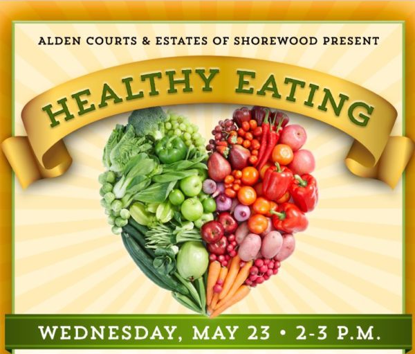 top of Healthy Eating flyer